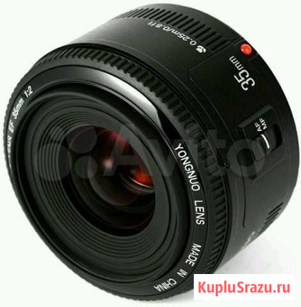 Объектив YN 35mm F2 Canon Омск - изображение 1