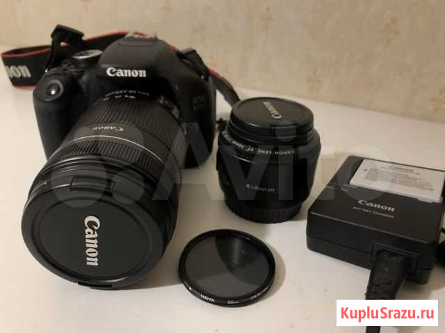 Зеркальный фотоаппарат Canon 600d объектив 18-135 Москва - изображение 1