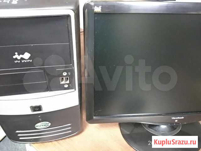 Компьютер с монитором для учебы и игрушек Омск - изображение 1