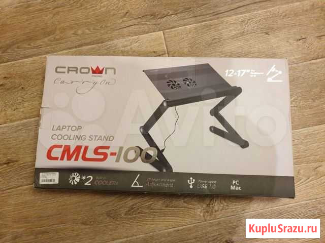 Новый Столик для ноутбука crown cmls-100 Нижний Новгород - изображение 1