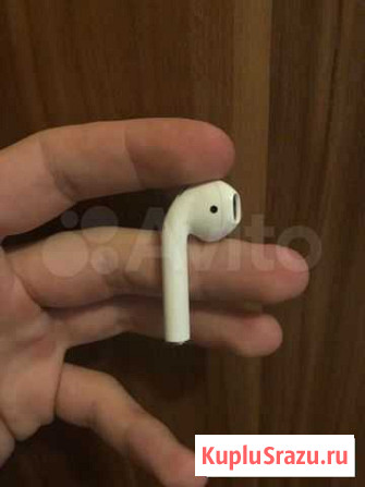 AirPods правый и левый (только наушники) Москва - изображение 1