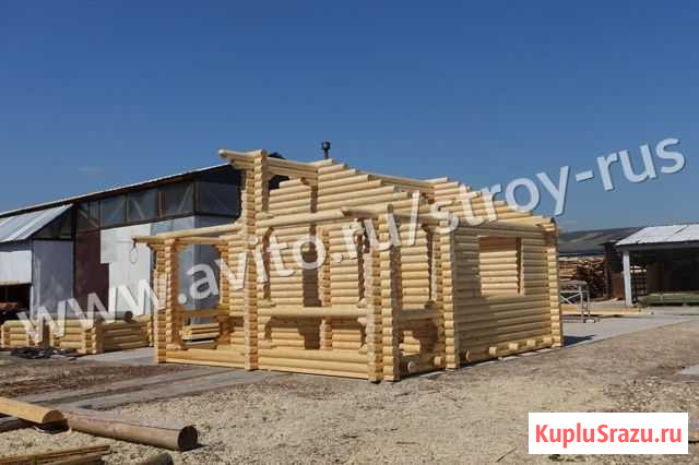 Сруб Бани 6.0х6.0м с террасой Кинкгисепп (Видео) Сертолово - изображение 1