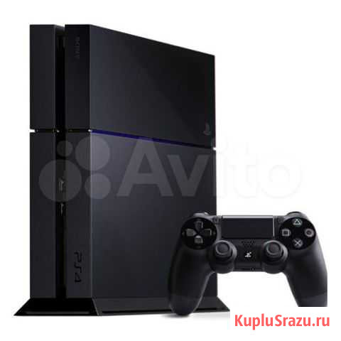 Sony PS4(fat) 1 тб + 4 игры Иркутск - изображение 1