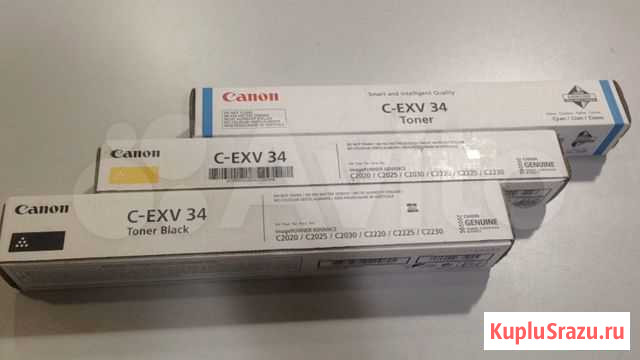 Тонер-картридж C-EXV34 Canon IR C2020/2025 Челябинск - изображение 1