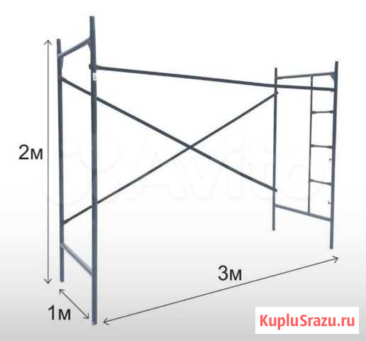 Леса строительные рамные Уфа - изображение 1