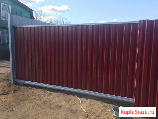 Сварка и установка открытых ворот Ярославль - изображение 1