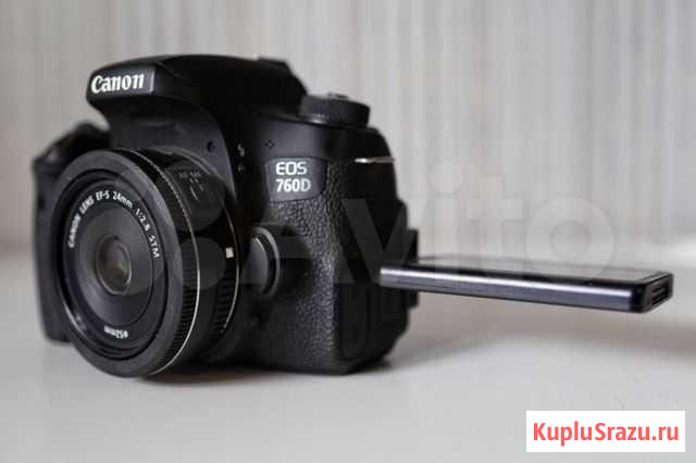 Canon eos 760d body + Canon efs 24mm f2.8 stm Ростов-на-Дону - изображение 1
