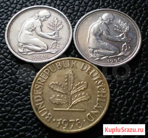 10 50 пфеннигов Германия 1978 1979 1990 Санкт-Петербург - изображение 1