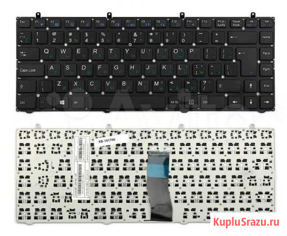 Клавиатура для ноутбука DNS Clevo W230, W230SD Благовещенск - изображение 1