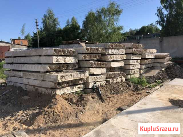 Плиты бу 3.8х1.5 50шт пустотелые Смоленск - изображение 1