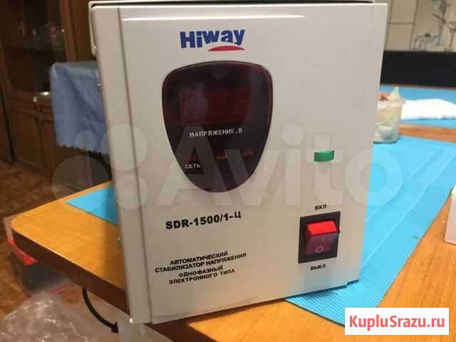 Стабилизатор напряжения hiway sdr-500/1-ц новый Самара - изображение 1