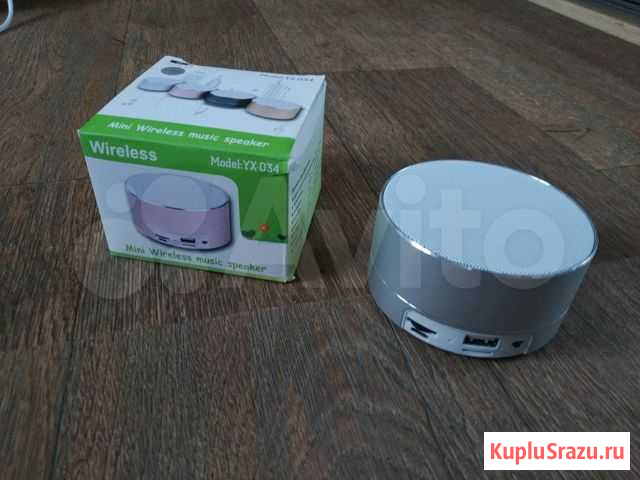 Колонка новая музыкальная bluetooth алюминиевая Нижний Новгород - изображение 1