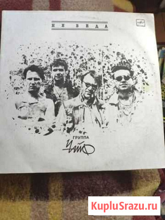 Виниловая пластика. группа Чайф Не беда Петрозаводск - изображение 1