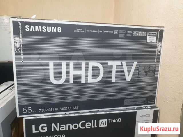 Новый 4K UHD Smart TV Samsung UE55RU7400U Москва - изображение 1