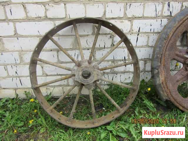 Продам колесо от старой техники Рославль - изображение 1