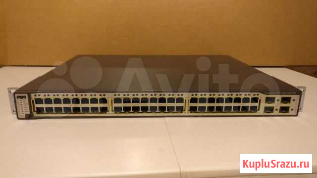 Cisco WS-C3750-48PS-S POE коммутатор Санкт-Петербург - изображение 1
