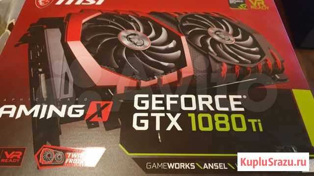 Видеокарта gtx 1080 ti MSI Gaming X Железногорск - изображение 1