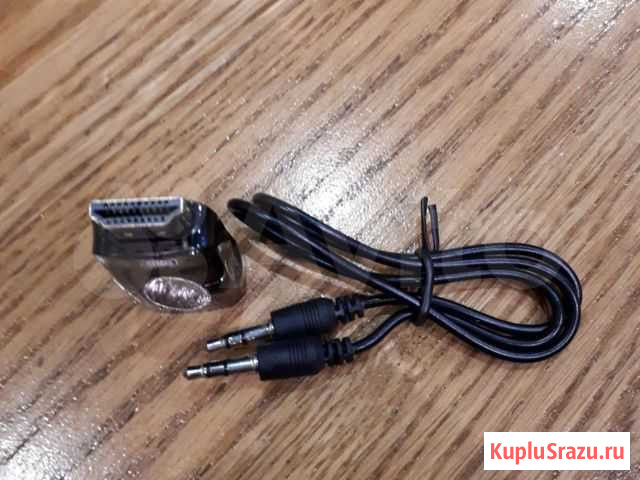 Переходник hdmi vga новый черный с aux Санкт-Петербург - изображение 1