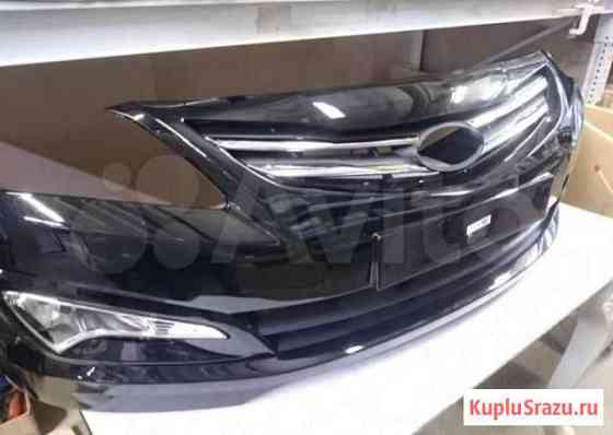 Бампер Hyundai solaris 2014 г передний чёрный Ставрополь
