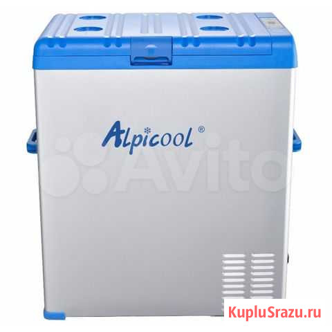 14 Автохолодильник Alpicool ABS-75 синий с защелк Владивосток - изображение 1