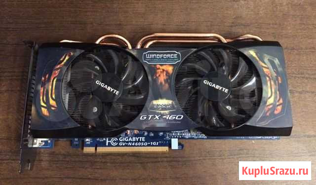 Видеокарта GTX 460 1Gb Gigabyte Москва - изображение 1