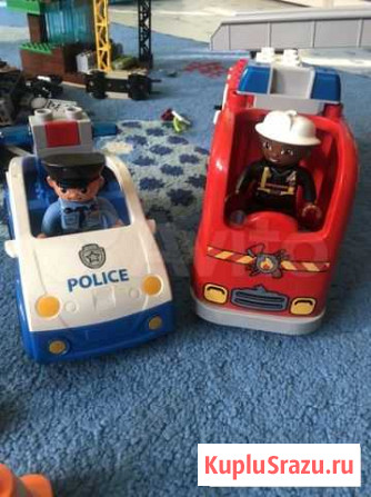 Duplo 10592 Пожарный грузовик+полицейская машина Хабаровск - изображение 1