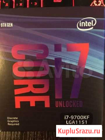 Процессор I7-9700KF Box Калуга - изображение 1