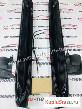 Пороги Toyota Land Cruiser 200 с подсветкой Black Краснодар - изображение 1