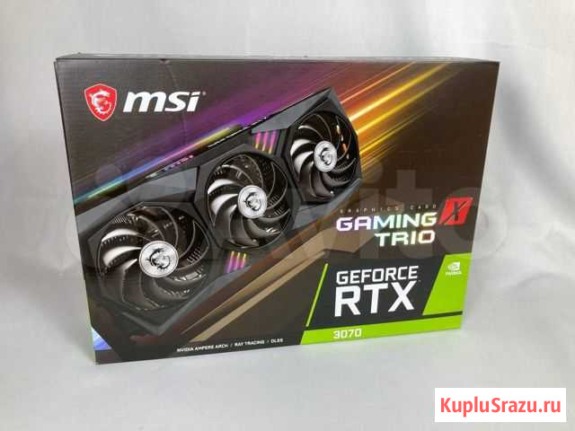 Видеокарта MSI GeForce RTX 3070 gaming X trio 8GB Санкт-Петербург - изображение 1
