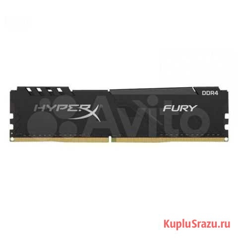 Kingston HyperX fury Black 8gb Kit 2133Мгц Чебоксары - изображение 1