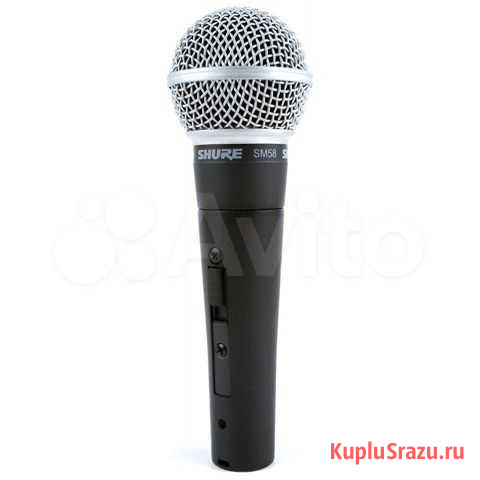 Shure SM 58 SE with Switch dynamic Mic. (new) Шатура - изображение 1