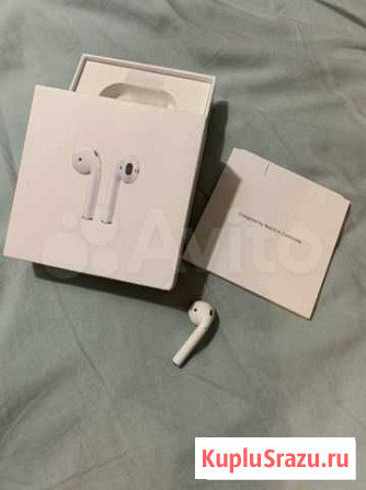 Наушники apple AirPods оригинал Москва - изображение 1