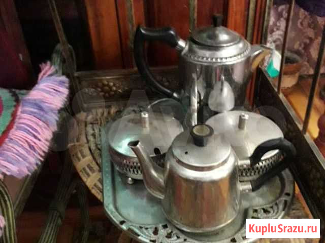 Старинные чайники поднос набор Хабаровск - изображение 1