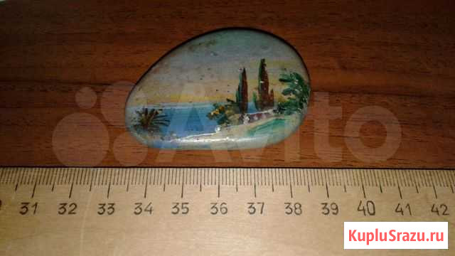 Камень с рисунком черного моря СССР Иваново - изображение 1