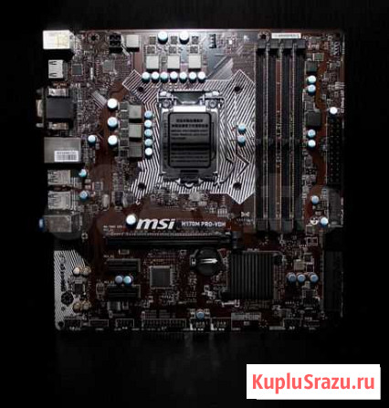 Материнская плата MSI H170M PRO-VDH Майкоп - изображение 1