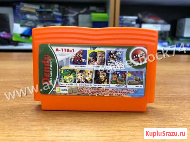 Картридж Dendy A-118в1 (chip&dale, tank 90) Челябинск - изображение 1