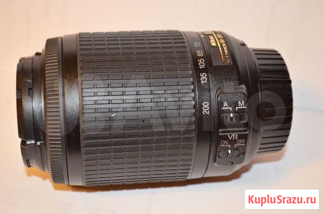 Продам объектив для фотоаппарата Nikon 55-200mm AF Бугуруслан - изображение 1