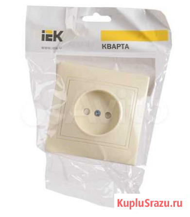 Розетка иэк Кварта кремовая Ковров - изображение 1