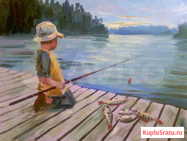 Живопись холст масло 30х40 см Санкт-Петербург - изображение 1