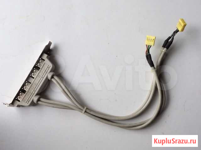 4 порта USB 2.0 планка на заднюю панель пк Владимир - изображение 1
