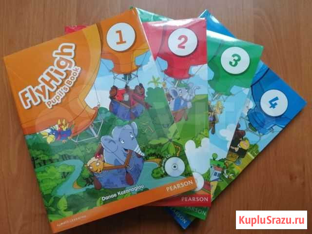 Fly High 1, 2, 3, 4 учебник + тетрадь. В наличии Москва - изображение 1