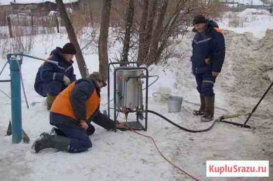 Отогреем водопровод как под землёй так и по верху Сосновское