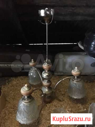 Лампа люстра СССР Архангельск - изображение 1