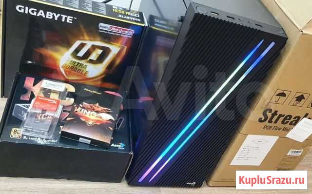 Игровой системный блок i3 9100 + RX470 + SSD 500GB Омск - изображение 1