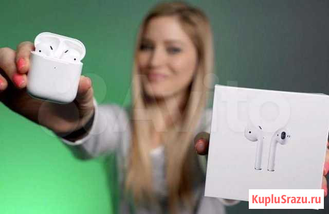 Беспроводные наушники Airpods 2 Соликамск - изображение 1