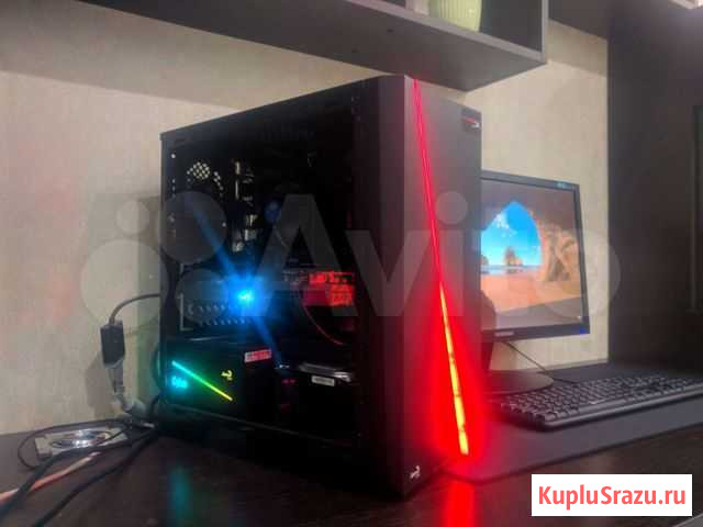 Игровой компьютер Intel 9100f/8GB/SSD/RX570 Барнаул - изображение 1