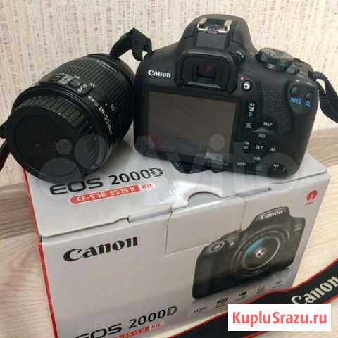 Зеркалка Canon 2000D.с поддержкой wifi nfs Ульяновск - изображение 1