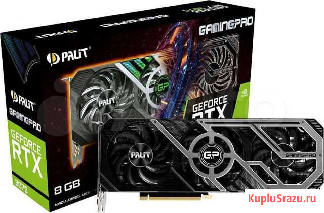 Видеокарта Palit RTX 3070 gaming PRO 8GB OC Ставрополь - изображение 1