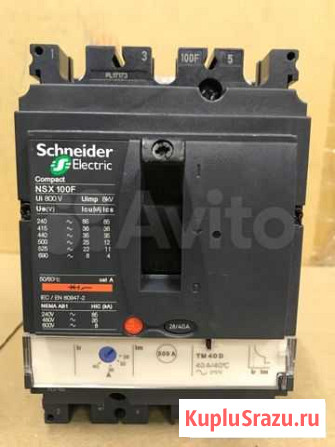 Schneider NSX100F 25А/40А/63А Новые, 45 шт Ярославль - изображение 1