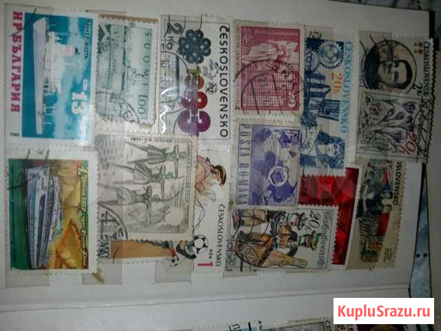 Коллекция марок, 70-80 года, Чехословакия, Болгари Петрозаводск - изображение 1